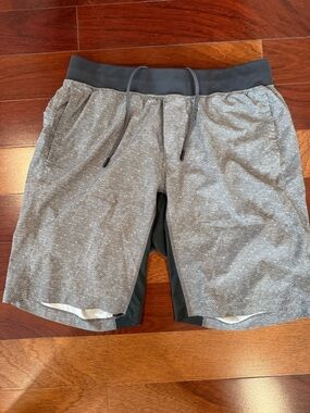 Lululemon Men's Grey Heather Athletic Shorts